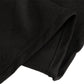 90" Black Cotton Blend Round Tablecloth