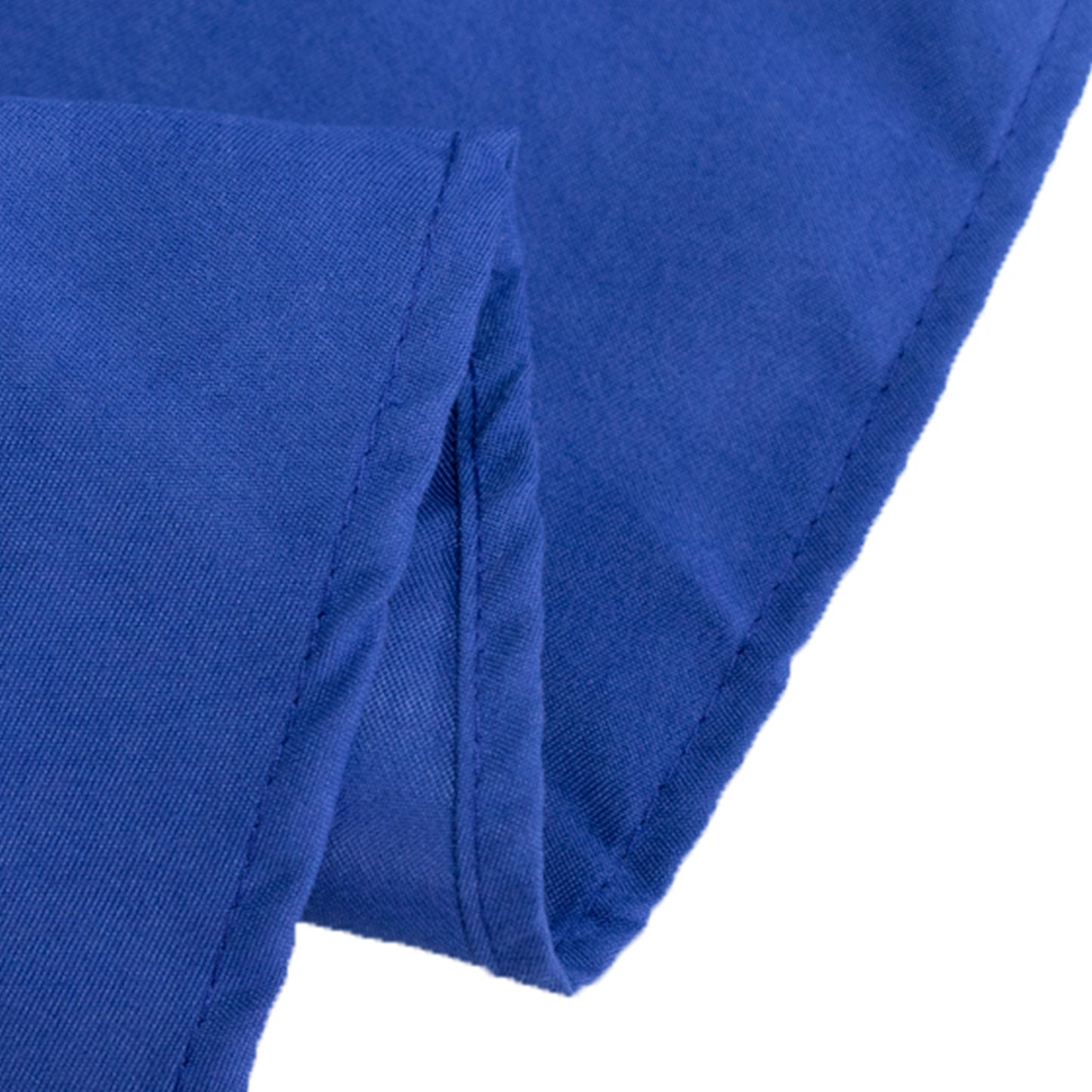 90" Royal Blue Cotton Blend Round Tablecloth