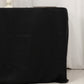 Black fitted tablecloth for 48"x24"x30" tables.