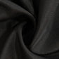 Black fitted polyester tablecloth for 48"x24"x30" tables.