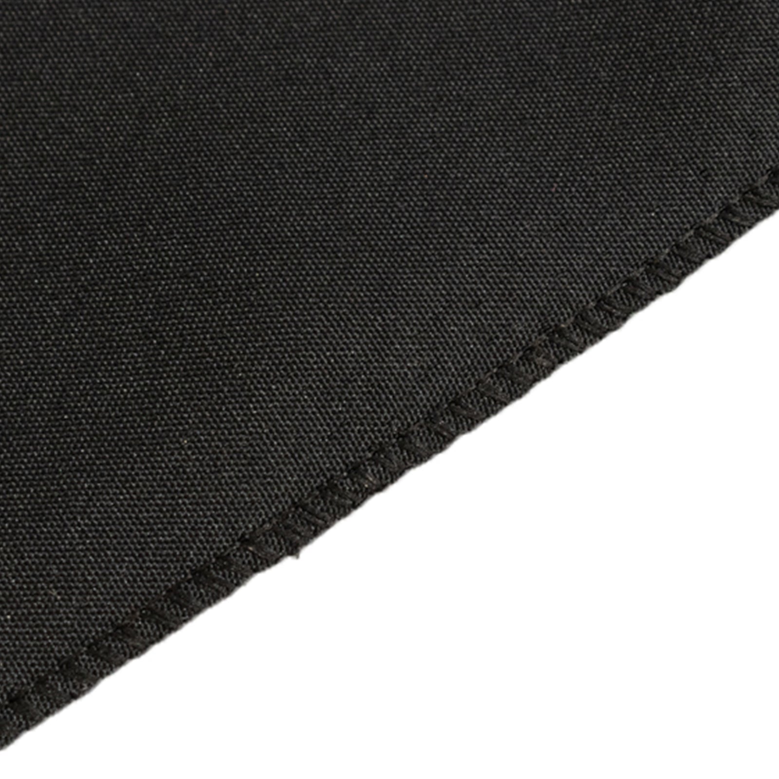Black fitted polyester tablecloth for special size 48"x24"x42" tables.