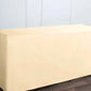 Rectangular Polyester Fitted Cover 6 Feet Beige