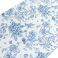 French Toile Fitted Tablecloth 6ft – Blue & White Rectangular Polyester Wrinkle-Resistant Table Cover