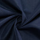 Navy blue fitted polyester tablecloth for 72"x30" tables.