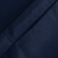 Navy blue fitted rectangle tablecloth for trade shows and events.