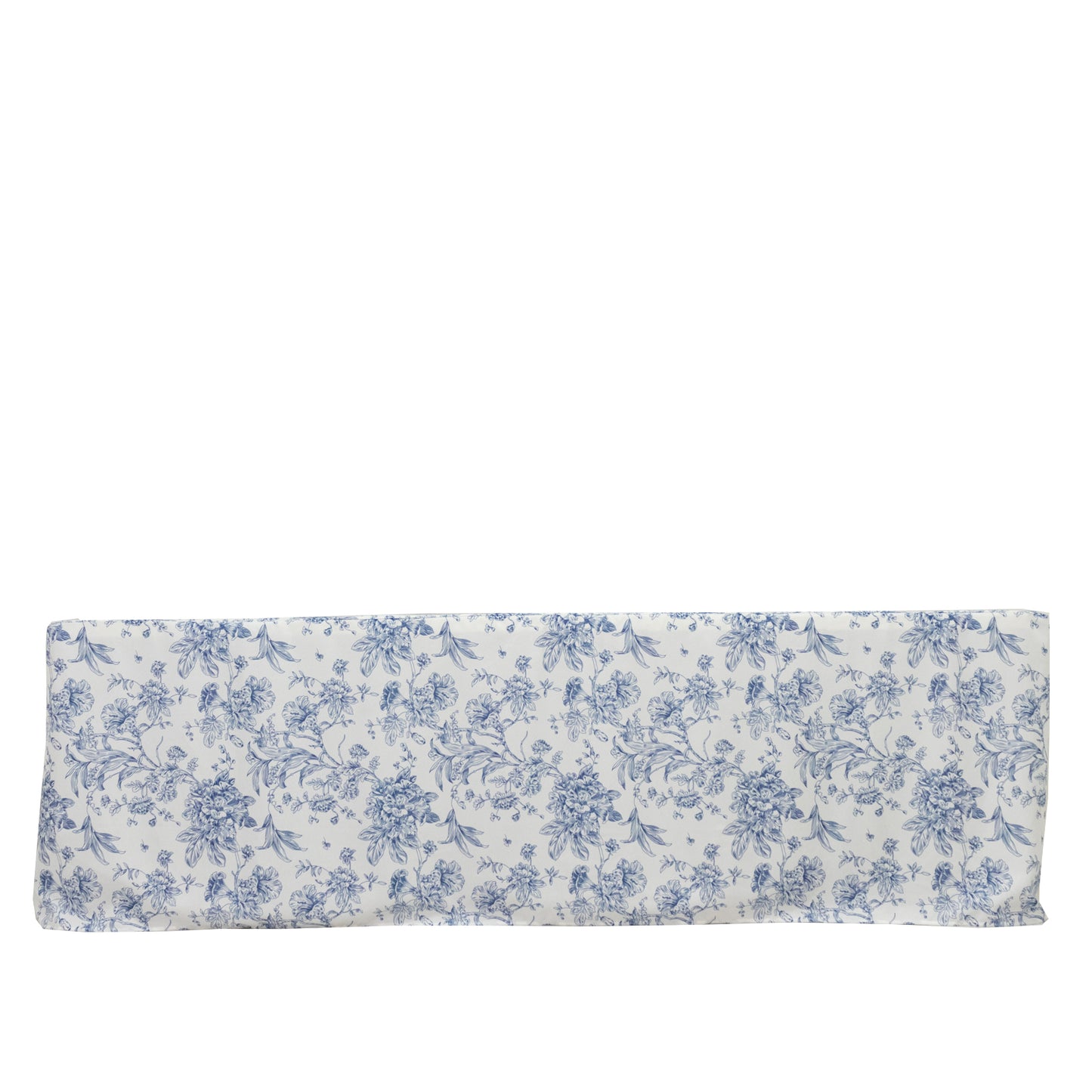 Blue & white floral fitted tablecloth for 8ft rectangular tables.