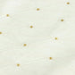Jacquard Tablecloth 120" Round Ivory - Diamond Trellis with Gold Accent Dots