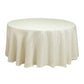 Jacquard Tablecloth 120" Round Ivory - Diamond Trellis with Gold Accent Dots