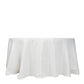 Jacquard Tablecloth 120" Round White - Diamond Trellis with Gold Accent Dots