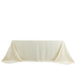 Jacquard Tablecloth 90"x132" Rectangular, Ivory - Diamond Trellis with Gold Accent Dots