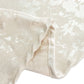 Jacquard Tablecloth 120" Round Beige - Abstract Watercolor Pattern