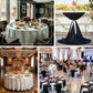 Modern abstract watercolor pattern jacquard tablecloth for weddings, receptions, holiday gatherings,