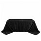 Jacquard Tablecloth 90"x132" Rectangular, Black - Abstract Watercolor Pattern