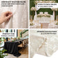 Rectangular jacquard tablecloth for weddings, corporate events, holiday dinners, and formal celebrat