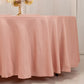 108" Dusty Rose Lamour Satin Round Tablecloth