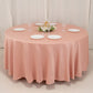 108" Dusty Rose Lamour Satin Round Tablecloth