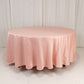 108" Dusty Rose Lamour Satin Round Tablecloth