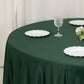 108" Hunter Emerald Green Lamour Satin Round Tablecloth