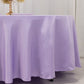 108" Lavender Lilac Lamour Satin Round Tablecloth