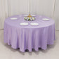 108" Lavender Lilac Lamour Satin Round Tablecloth