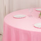 108" Pink Lamour Satin Round Tablecloth