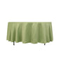 108" Sage Green Lamour Satin Round Tablecloth