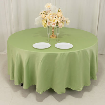 Versatile Sage Green Tablecloth for a Range of Event Themes