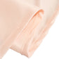 120" Blush Seamless Lamour Satin Round Tablecloth for 5 Foot Table With Floor-Length Drop