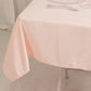 54" Blush Lamour Satin Square Table Overlay