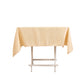54" Beige Lamour Satin Square Tablecloth