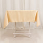 54" Beige Lamour Satin Square Tablecloth