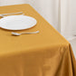 54" Gold Lamour Satin Square Table Overlay