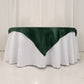54" Hunter Emerald Green Lamour Satin Square Table Overlay