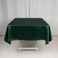 54" Hunter Emerald Green Lamour Satin Square Tablecloth