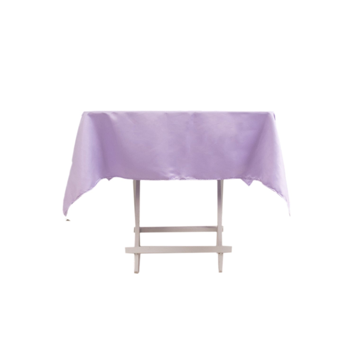 54" Lavender Lilac Lamour Satin Square Tablecloth