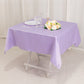 54" Lavender Lilac Lamour Satin Square Table Overlay
