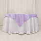 54" Lavender Lilac Lamour Satin Square Table Overlay