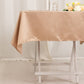 54" Nude Lamour Satin Square Tablecloth