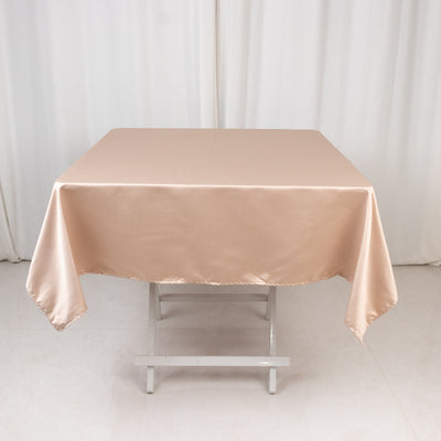 Seamless Nude Lamour Satin Tablecloth - 54"