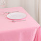 54" Pink Lamour Satin Square Table Overlay