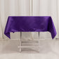 54" Purple Lamour Satin Square Tablecloth
