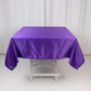 54" Purple Lamour Satin Square Tablecloth