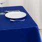 54" Royal Blue Lamour Satin Square Table Overlay