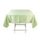 54" Sage Green Lamour Satin Square Tablecloth