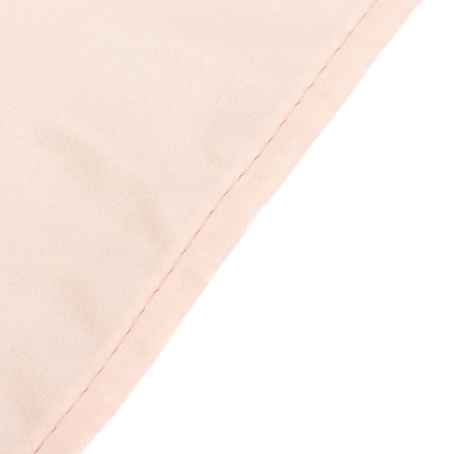 Blush satin rectangle tablecloth, 60"x102".
