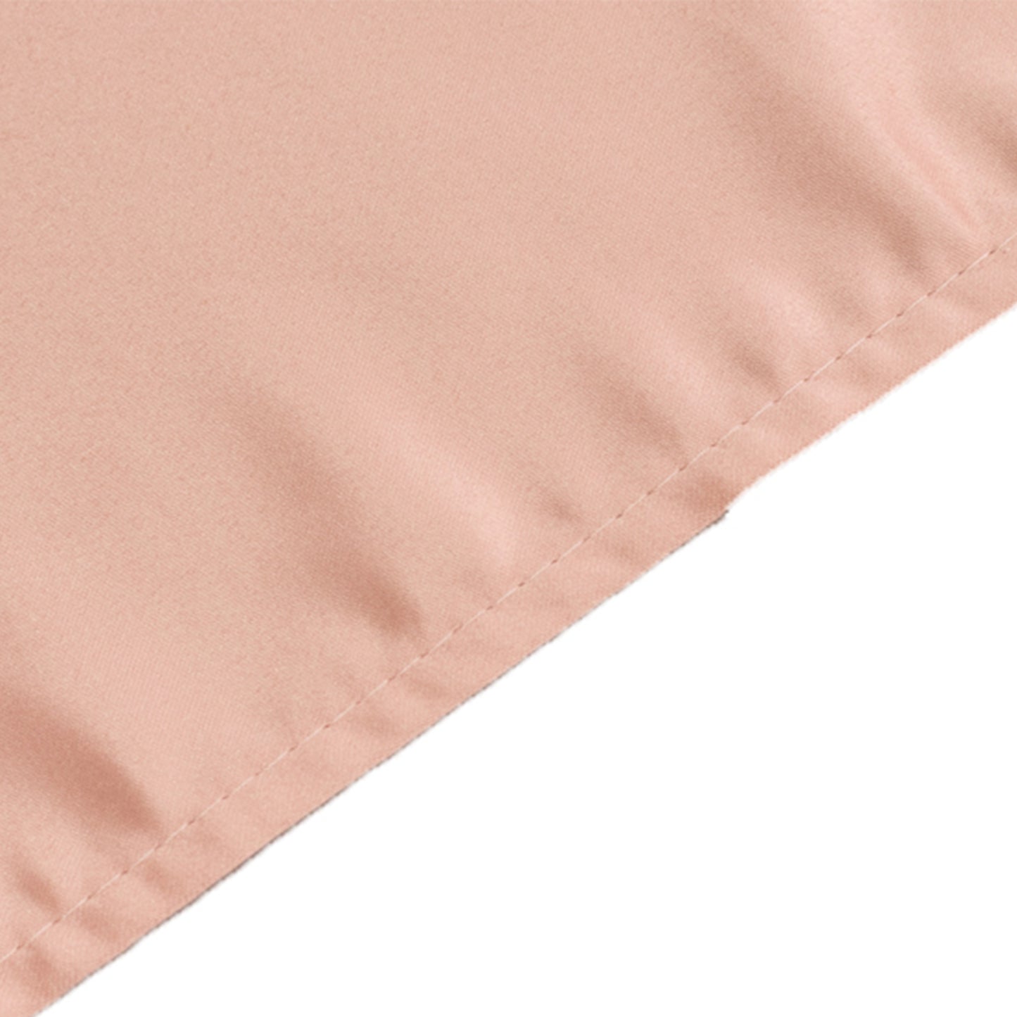 60"x102" Dusty Rose Lamour Satin Rectangle Tablecloth