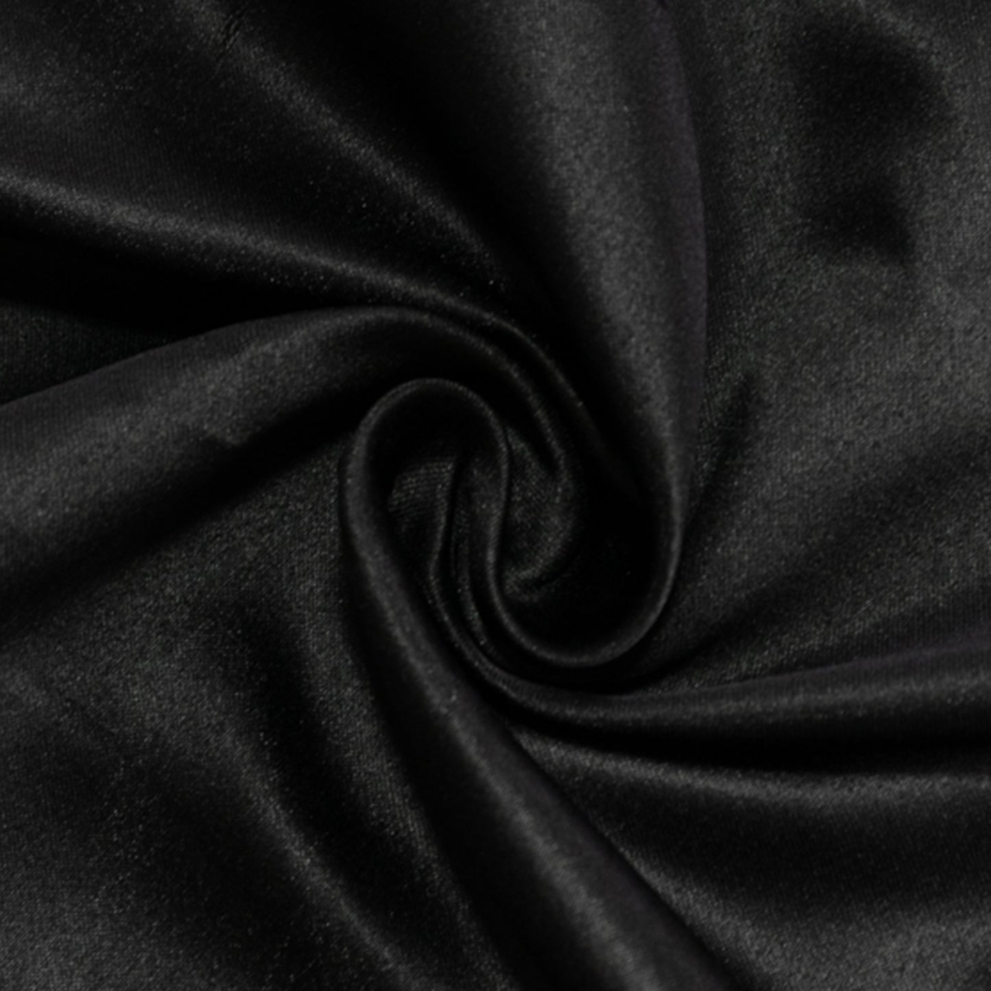 Black Lamour satin rectangle tablecloth, 60"x102" size.