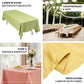 60"x102" Lamour Satin Rectangle Tablecloth