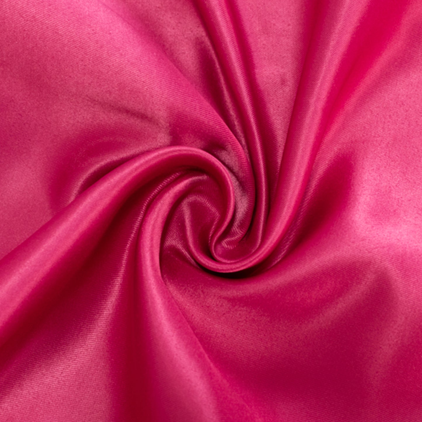 Fuchsia satin tablecloth, 60"x102", perfect for elegant table settings.