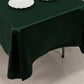 60"x102" Hunter Emerald Green Lamour Satin Rectangle Tablecloth